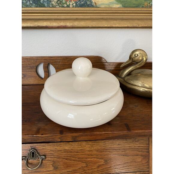 RARE Vintage Midcentury Biscuit Jar MCM Jaru Lidded Bowl 1950s Cookie Jar - Picture 1 of 6